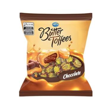 Imagem de Balas Butter Toffees 500g Escolha O Sabor (500g, Chocolate)