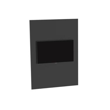 Imagem de Painel Quarto P- Tv Até 37 Pol Pa2916 136x100cm Preto - Tecno Mobili