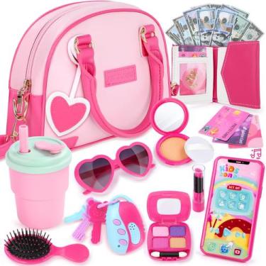 Imagem de Bolsa de brinquedos INNOCHEER para meninas com maquiagem fingida de 3 