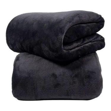 Imagem de manta Casal Lisa Microfibra 100% poliester 1,80x2,00M - manhattan, pre