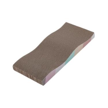 Imagem de Generic Arranhador de Papelão Ondulado para Gatos, Versátil, Uso em Dupla Face, 17 X 7,8 Polegadas