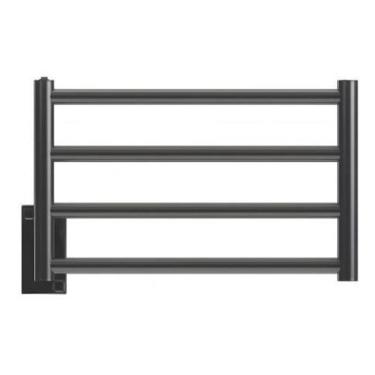 Imagem de Aquecedor De Toalhas Thermo Round Preto Clean Cor Preto Lado e voltagem 220V Lado Esquerdo