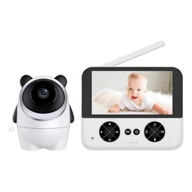 Imagem de Camera de Segurança Babá Eletronica Monitor Infantil Monitoramento 360