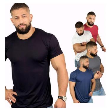 Imagem de Kit 4 Camisas Dry Fit Academia Esportiva Com Proteção Uv - LaBela, 4, 