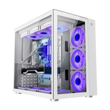 Imagem de Gabinete Gamemax Lucent White Atx Vidro 3 Fans
