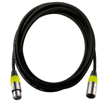 Imagem de Cabo de Microfone XLR / XLR Santo Angelo Plug Roxtone 7 Metros Amarelo