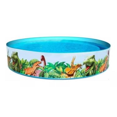 Imagem de Piscina Semirrígida Circular Infantil 946l Verão Dinossauro - Bestway