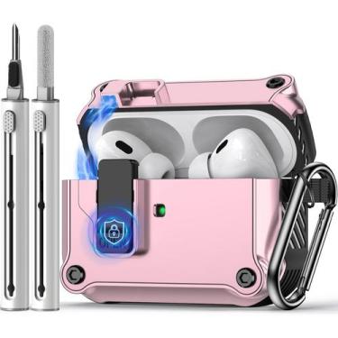 Imagem de Capa para AirPods Pro de 2ª e 1ª geração com kit de limpeza Pohgelan