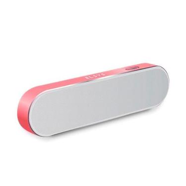 Imagem de Caixa De Som Speaker Estereo Rosa Metalico Bluetooth 3W Els - Elsys