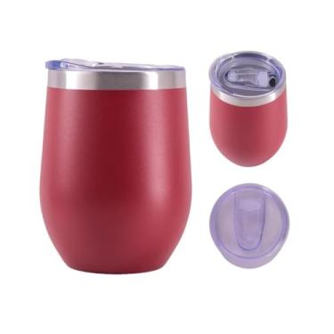 Imagem de Copo Térmico para Cerveja, 350mL, Isolamento por 4 Horas Gelado (Vermelho)