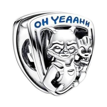 Imagem de Pingentes De Minnie Mouse E Rocket Raccoon Em Prata 925 Para Pulseiras