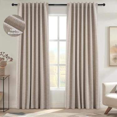 Imagem de Cortinas Topfinel Boho Farmhouse Black Out Linen 250x210cm