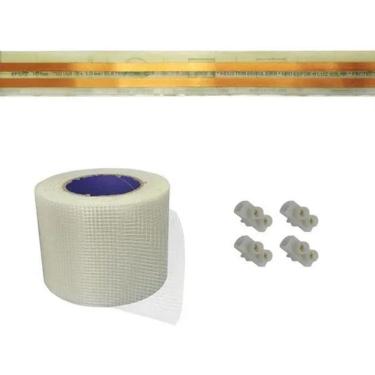 Imagem de 2X Kit Eletrofita 2 Pistas 1 Metro 750V 10A + 8 Conectores C