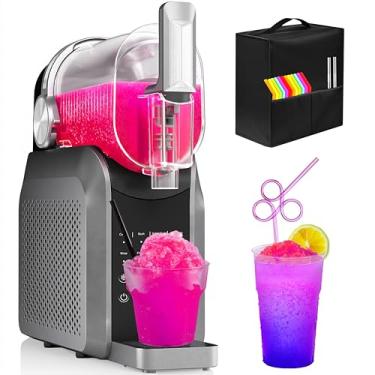 Imagem de Máquina de lama, sem necessidade de gelo, máquina de lama de 2,5 l com capa contra poeira para casa, máquina profissional de bebidas congeladas, 8 programas predefinidos, Margaritas congeladas