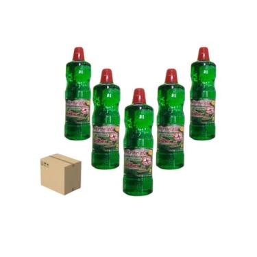 Imagem de Brilhex Desinfetante Citronela, Germicida e Bactericida, 12 Unidades de 1 Litro