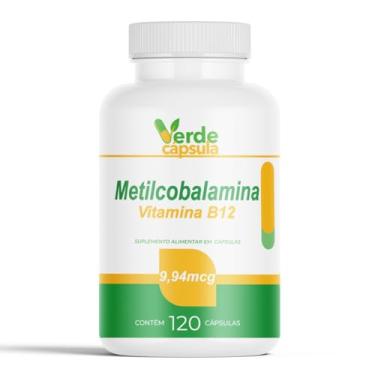 Imagem de Metilcobalamina 415% 120 Cápsulas - Vitamina B12 Ativa 9.94 mcg - Suplemento Alimentar em Cápsulas - Verde Cápsula