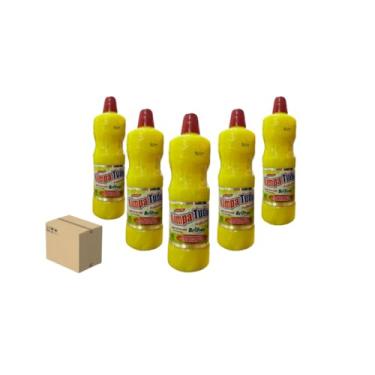 Imagem de Brilhex Limpa Tudo Profissional, Desengordurante Multiuso, 12 Unidades de 1 Litro, Germicida