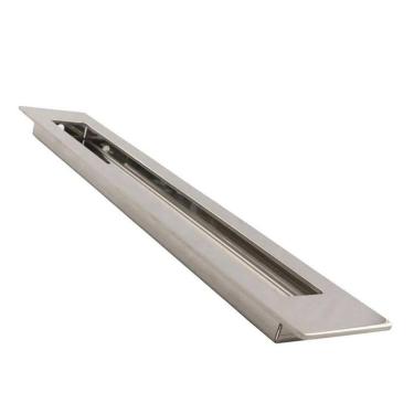 Imagem de Puxador Embutir Aço Inox Polido 160mm - Concha