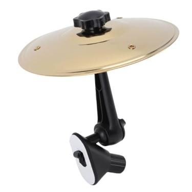 Imagem de Tangxi Ventiva de Ar do Cymbal Cymbal para Amantes da Música, Mini Tambor Crascal para Diversão Rítmica Infinita na Estrada, Clipe de Aço Inoxidável na Ventilação de Ar para Todos Os (Ouro)