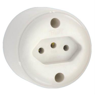 Imagem de Tomada 2p+t Padrão 20a - 1424 - Fame Tomada 2p+t 20a Padrao Ref.1424 Fame