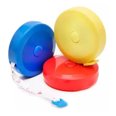 Imagem de 03 Fita Métrica Trena 150cm 60pol Modelagem Costura Corporal - Evolver