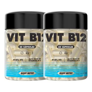 Imagem de Kit 2 Unidades Body Nutry  Vitamina B12 60 Cápsulas cada