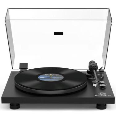Imagem de Reprodutor de discos, saída sem fio, mesa giratória, fibra de carbono,