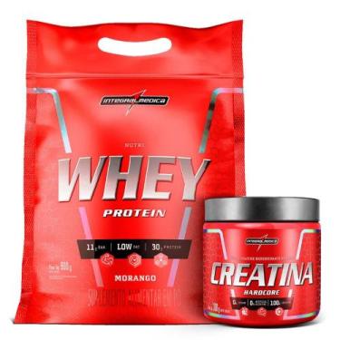 Imagem de Kit Creatina Hardcore 300g Hipercalórico Nutriwhey Super Mass Gainer 9