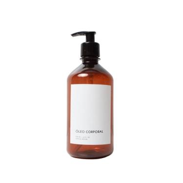 Imagem de Frasco Âmbar Minimal Óleo Corporal- 500Ml Branco