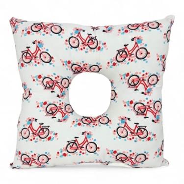 Imagem de Almofada para Dormir Protetor de Piercing Brinco Dor de Ouvido (Bicicletas)