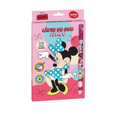Imagem de LÁPIS DE COR JUMBO MINNIE MOLIN - COM 12 CORES
