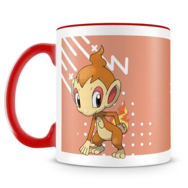 Imagem de Caneca Personalizada Pokémon Chimchar - Porcelana de Alto Brilho - Amo