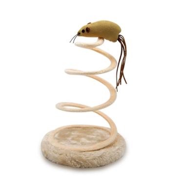 Imagem de Brinquedo Mola Interativo Gato Plasvale Marrom