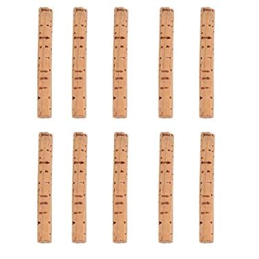 Imagem de Varas de cortiça para pesca de carpa, estilo europeu, isca flutuante de carvalho premium, acessórios para pescadores de carpa, 50x7mm, 10 peças