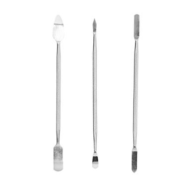 Imagem de Estink Ferramenta de Reparo para Celular Metal Spudger, Kit Com 3 Peças de Alavancas de Aço e 6 Formatos de Pontas para Desmontagem de Celular, Tablet e Laptop