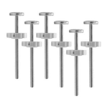 Imagem de Dynwave Haste roscada para portão de bebê, extensão para portão de bebê, ferragem versátil, acessório de parafuso de configuração rápida, extensão para casa