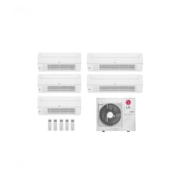 Imagem de Ar Condicionado Multi Split Inverter 5 Ambientes (1via 3X 9.000BTUS, 2X 18.000BTUs) Quente/Frio WiFi Integrado 220V