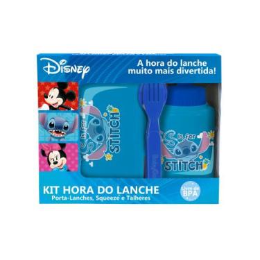 Imagem de Kit Hora do Lanche Disney Stitch Container Kids