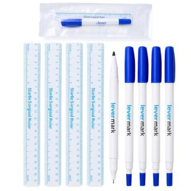 Imagem de Kit 10 Canetas Cirúrgica Estéril Ponta Dupla Alta Qualidade - Bela Imp