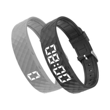 Imagem de Pulseira Inteligente LED À Prova d'Água, Digital, Com Pedômetro E Alar