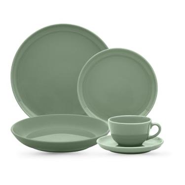 Imagem de Aparelho de Jantar e Chá 20 Peças Oxford Flat Matcha