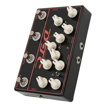 Imagem de Yctze Pedal de Guitarra Sintetizador-4 Em 1 Pedal de Efeitos de Atraso de Distorção Overdrive Loop Com Parâmetros Ajustáveis ​​para Controle de Som Final