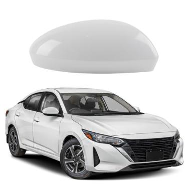 Imagem de Tampas de capa de espelho lateral branca de substituição para Nissan Sentra 2020-2025, substitui diretamente o estilo, não o estilo adesivo (lado direito)