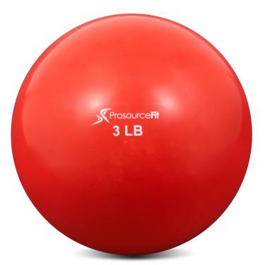 Imagem de ProsourceFit Bolas de exercício tonificantes ponderadas para pilates, ioga, treinamento de força e fisioterapia, 9 kg a 3,6 kg, codificadas por cores