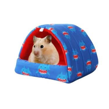 Imagem de Esconderijo de animais pequenos, cama de porquinho-da-índia, lavável, acessórios de gaiola para animais de estimação, para camundongos, chinchilas, hamsters, ouriços, furões, dragões e ratos barbudos