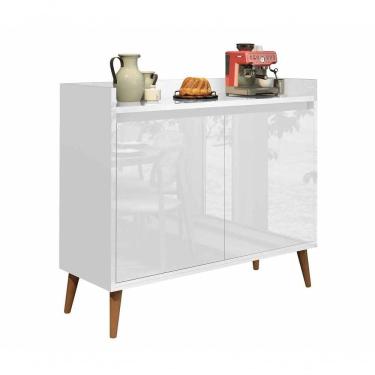 Imagem de Buffet Cantinho Do Café Delta 2 Portas Branco Gloss - Moveisaqui
