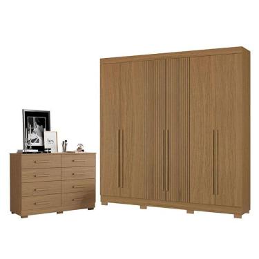 Imagem de Cômoda 2014148 E Guarda Roupa Casal 2030230 Atacama - Aramóveis