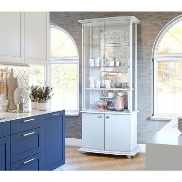 Imagem de Cristaleira Ambiente Monalisa Branco Acetinado - Imcal