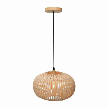 Imagem de Pendente Bio 350 Fibra De Bambu 1xe27