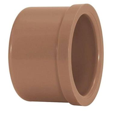 Imagem de Tampão Pvc Cap Soldavel 110mm Marrom Amanco
